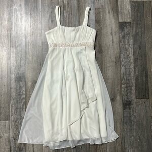 City Triangles Formal White Dress